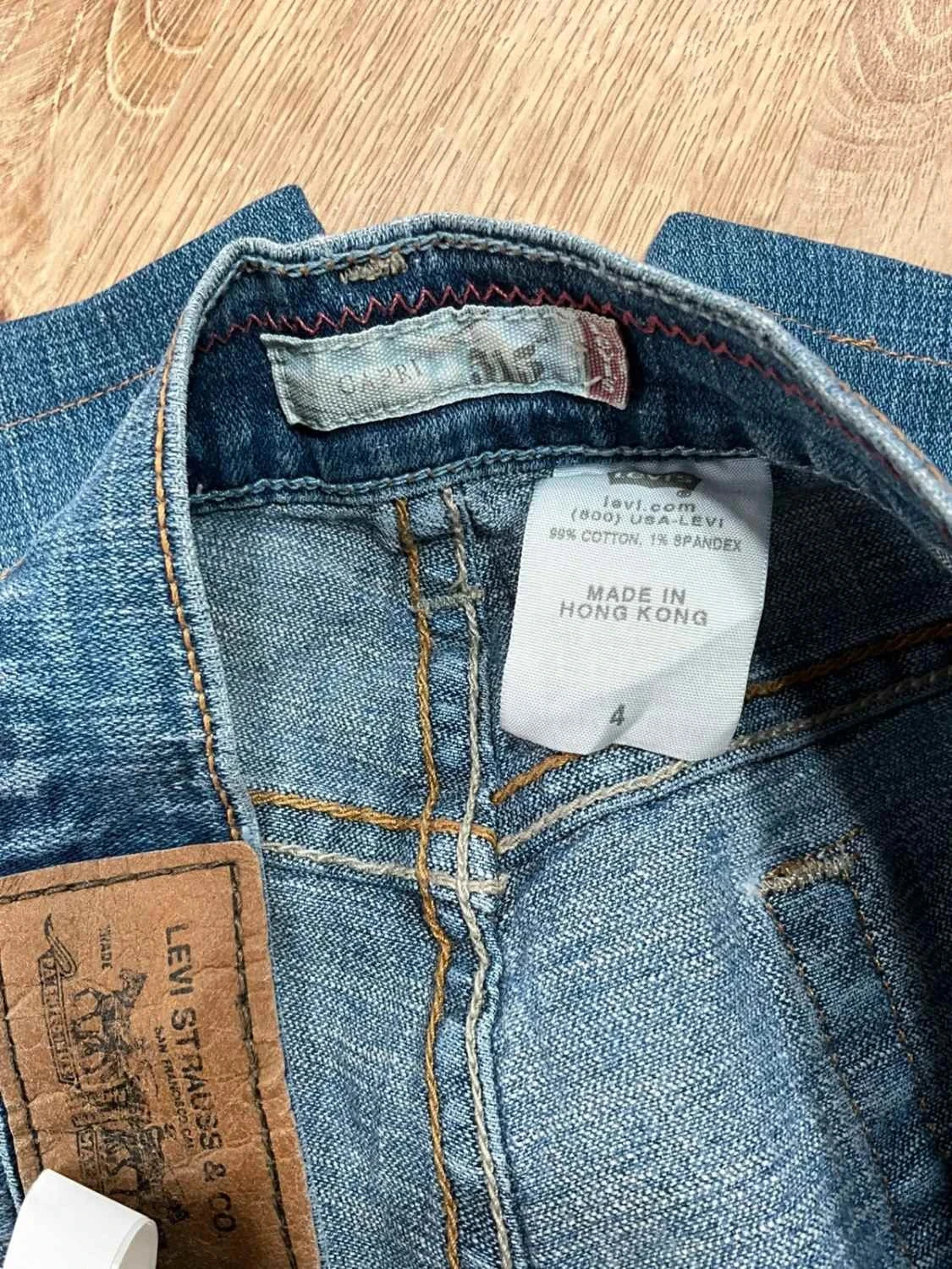 Short Levi's Capri Taille 4 Vintage Femme Coton Bleu Slv015 – photo 10